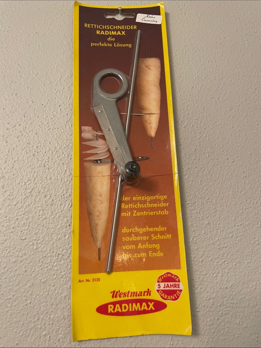 NWT WESTMARK Radimax Spiral Vegetable Cutter Kitchen Gadget Spiral Cutter
